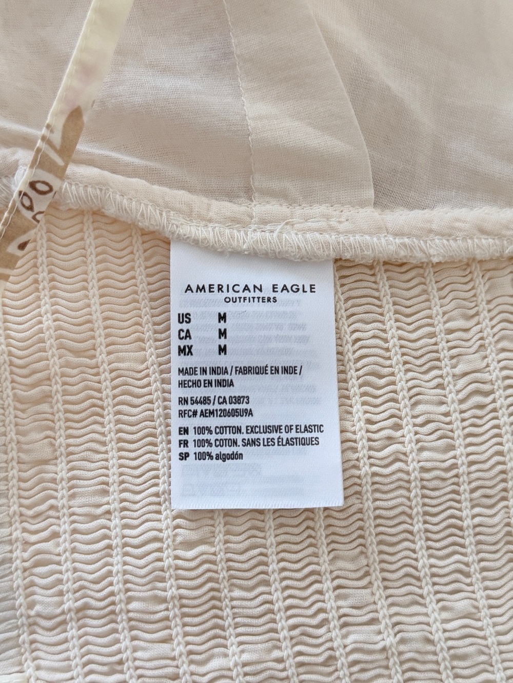 NEW American Eagle Outfitters Bandana Cami Size Medium 100 Cotton - Picture 7 of 9